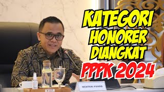 Kategori Honorer Diangkat Jadi PPPK 2024 Secara Otomatis [upl. by Letnohs]