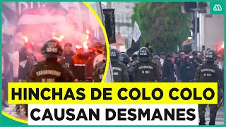 Hinchas de Colo Colo protagonizan desmanes en Copiapó Obligó a suspender evento de la Teletón [upl. by Klimesh]