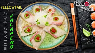 YELLOWTAIL JALAPENO SUSHI ARASHI [upl. by Pesvoh]