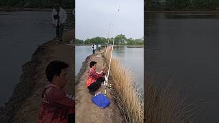 Joran pancing panjang banget bandeng nya jangan lupa di bawa pulang wkwk fishing [upl. by Aratal]