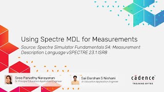 Using Spectre MDL for Measurements [upl. by Shreeves784]