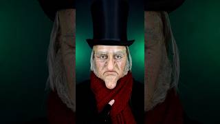 EBENEZER SCROOGE MAKEUP TRANSFORMATION 🎩  EllaDoesFx  shorts [upl. by Ferris]