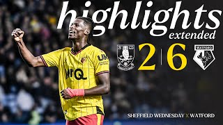 Sheffield Wednesday 26 Watford  Extended Highlights 🎞️ [upl. by Notsew]