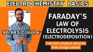 Faradays Law of Electrolysis or Electrodeposition [upl. by Nabru]