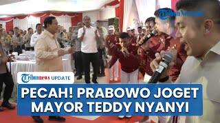 Momen Gemas Presiden Prabowo amp Mayor Teddy Joget hingga Nyanyi O Ulate Bersama Taruna Akpol [upl. by Eeneg]