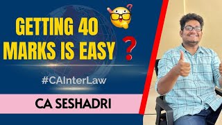 HOW TO SCORE MINIMUM 40 MARKS IN LAW [upl. by Regnig]