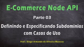 🎬 Implementando Um BackEnd para Comércio Eletrônico com Nodejs®  TypeScript  Parte 03 [upl. by Ynar]