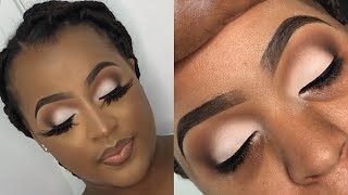 Soft Glam Client Makeup Tutorial  How I do makeup on dry skin [upl. by Aurthur]