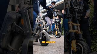 ⚠️ NINEBOT vs VSETT ⚠️ Ninebot Segway schneller als die Polizei 🚔 escooter ninebot shortsfeed [upl. by Uok216]