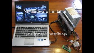 Installing external graphics card in laptop using mini pci express card play high end games 2017 [upl. by O'Dell]