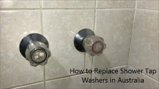 How to Replace Shower Tap Washers  Australia [upl. by Aven]