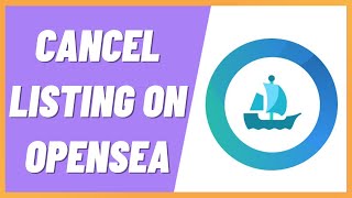 How To Cancel Listing On Opensea Step By Step [upl. by Ihn]