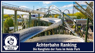 Achterbahn FanRanking im Heide Park 2023 [upl. by Allison]