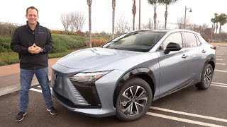 Is the 2023 Lexus RZ 450e a new luxury SUV worth the price [upl. by Hairahcez]