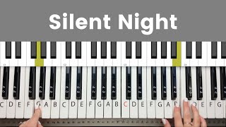 Silent Night Piano Tutorial [upl. by Yaniv]