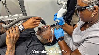 My Second Face Tattoo Removal Session 😳😱THIS WAS PAINFUL 🥺 [upl. by Normand229]