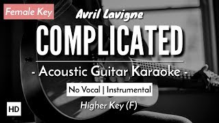 Complicated Karaoke Acoustic  Avril Lavigne HQ Audio [upl. by Carson]