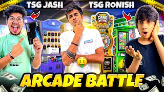 Tsg Jash 🆚 Tsg Ronish  Arcade Battle🎰  Who Wins 10000 Credit💳  Best Arcade Player 😮  Mann Vlogs [upl. by Dee Dee]