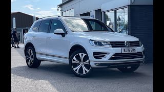 Used Volkswagen Touareg 30 TDI V6 BlueMotion Tech RLine Tiptronic 4WD I Motor Match Stafford [upl. by Oba]