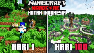 100 Hari di Minecraft Hardcore Hutan Indonesia Only [upl. by Oivatco907]