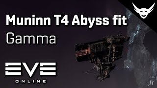 EVE Online  Muninn T4 Abyss Gamma fit [upl. by Atinauj]