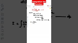 Evaluate the integral ∫2x1x2dx differentiation maths integration algebra algebra shorts [upl. by Azriel586]