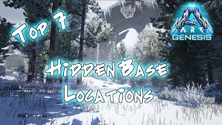 Ark Genesis Top 6 Hidden Arctic Base Locations [upl. by Raffarty]