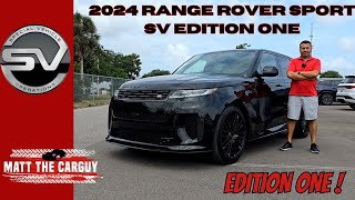 2024 Range Rover Sport SV Edition One is the most Exclusive Powerful and Expensive in its class [upl. by Sheya]