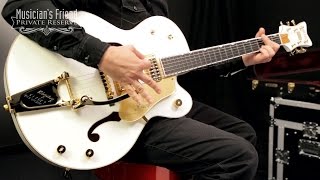 Gretsch Guitars G6136T White Falcon with Bigsby Electric Guitar White [upl. by Yror]