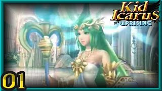 Kid Icarus Uprising Bytes  Palutena vs Medusa Boss Battle 2  Man on the Internet [upl. by Opportuna]