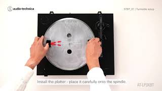 NEW ATLP3XBT Bluetooth Turntable  AudioTechnica [upl. by Herzel]