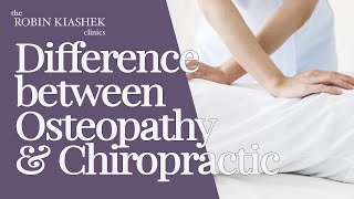 Osteopath or Chiropractor  Difference Between An Osteopath and a Chiropractor [upl. by Ennyrb397]