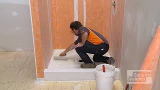 How to Install the full Schluter KERDI  Shower Kit Together [upl. by Casia]