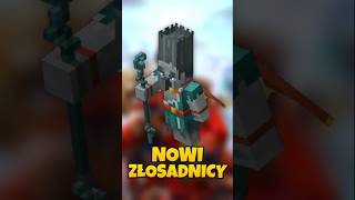 NOWI ZŁOSADNICY  ILLAGERZY ZOSTANĄ DODANI do Minecraft minecraft viralvideo shorts [upl. by Fermin714]