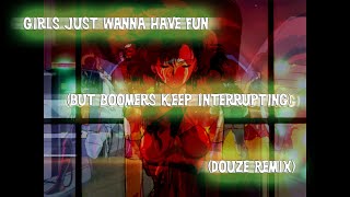 Girls Just Wanna Have Fun But Boomers Keep Interrupting A Bubblegumcrisis musicvideo [upl. by Yewed]