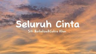 Siti Nurhaliza amp Cakra Khan  Seluruh Cinta  Lirik Lagulaguviral liriklagu seluruhcinta [upl. by Reifinnej]