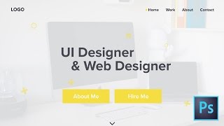 Web Design Tutorial  Portfolio Website [upl. by Acirem]