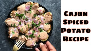 Cajun spiced potato recipe  easy snack recipe  Doonfoodbliss [upl. by Lamonica926]