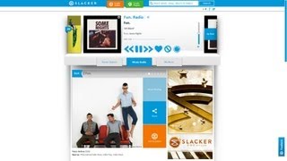 The New Slacker Radio Web Android amp iOS Apps [upl. by Salomon]