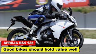 APRILIA RS4 125 Review Good bikes should hold value well 2011 2016 [upl. by Kisor167]