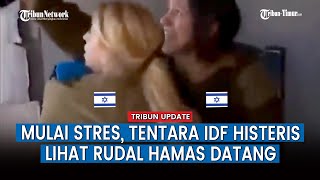 Viral Tentara Wanita Israel Histeris Ketakutan saat Serangan Hamas Berdatangan [upl. by Ardnoed132]