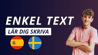 Enkel text på spanska åk 7  Martín [upl. by Kessia]