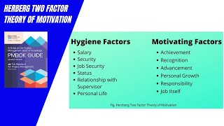 Herzberg two factor theory of motivation [upl. by Losse]