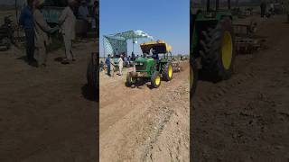 JohnDeere harrow competition stuck stunt tractor viralvideo trending [upl. by Reinke]