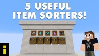 5 Useful Item Sorters For Minecraft Java amp Bedrock [upl. by Siduhey]