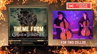 Game of Thrones Theme for Two Cellos  A Couple Cellos [upl. by Lohner]