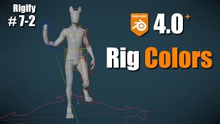 Blender 40 RIGIFY ＃72 Custom Color Sets [upl. by Markson]