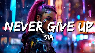 Sia  Never Give Up Lyrics [upl. by Naamana]