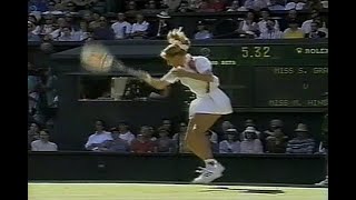 Steffi Graf vs Martina Hingis Wimbledon 1995 R1 [upl. by Imugem]