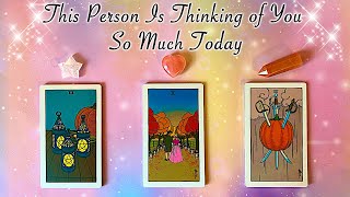 🥹🧡 This PERSON Is THINKING of YOU So Much Today 🥰💭 Timeless Pick a Card Reading 🫠✨ [upl. by Page]